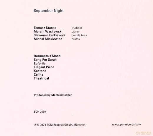 Tomasz Stańko: September Night [CD]
