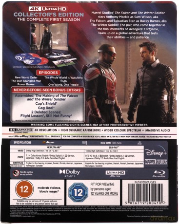 Marvel's The Falcon And The Winter Soldier (Falcon i Zimowy Żołnierz) (steelbook) [2xBlu-Ray 4K]+[2xBlu-Ray]