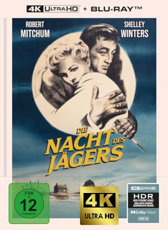 The Night of the Hunter (Noc myśliwego) (mediabook) [Blu-Ray 4K]+[Blu-Ray]