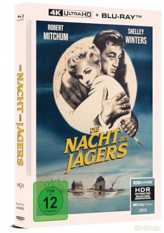 The Night of the Hunter (Noc myśliwego) (mediabook) [Blu-Ray 4K]+[Blu-Ray]