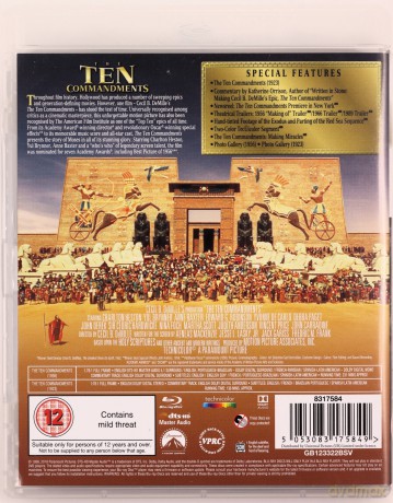 The Ten Commandments (Dziesięcioro przykazań) [3xBlu-Ray]