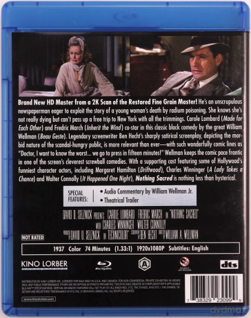 Nothing Sacred (Szczęśliwie się skończyło) [Blu-Ray]