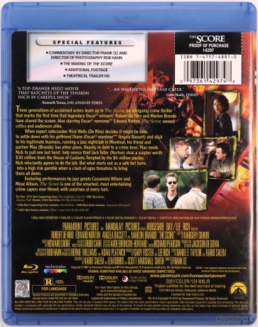 The Score (Rozgrywka) [Blu-Ray]