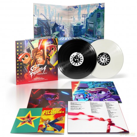 Scott Pilgrim Takes Off soundtrack (Anamanaguchi) (Black White) [2xWinyl]
