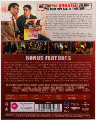 American Pie [Blu-Ray 4K]+[Blu-Ray]