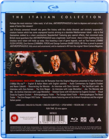Anthropophagous (Ludożerca) [Blu-Ray]