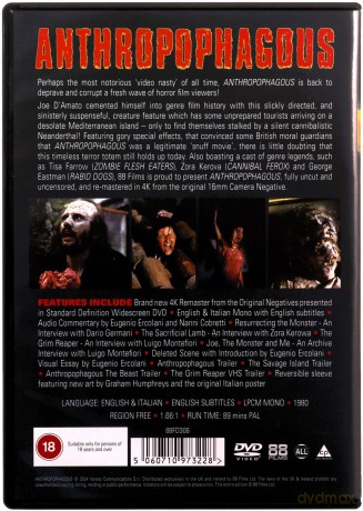 Anthropophagous (Ludożerca) [DVD]