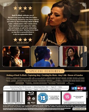 Back To Black (Back to Black. Historia Amy Winehouse) [Blu-Ray]