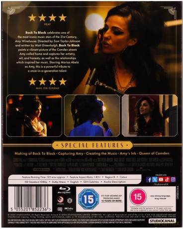 Back To Black (Back to Black. Historia Amy Winehouse) [Blu-Ray]