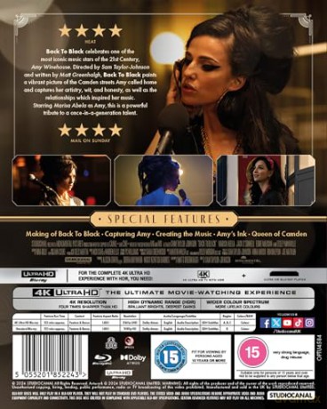 Back To Black (Back to Black. Historia Amy Winehouse) [Blu-Ray 4K]