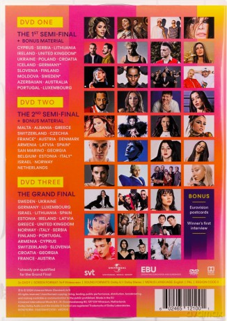 Eurovision Song Contest Malmo 2024 [3DVD]