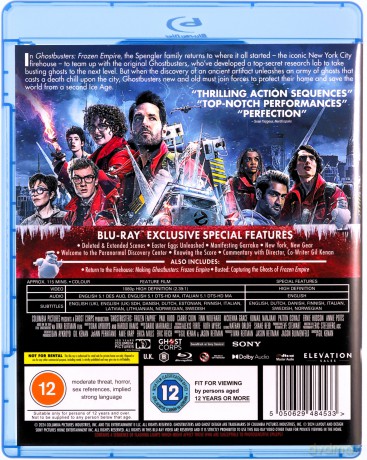Ghostbusters: Frozen Empire (Pogromcy duchów: Imperium lodu) [Blu-Ray]