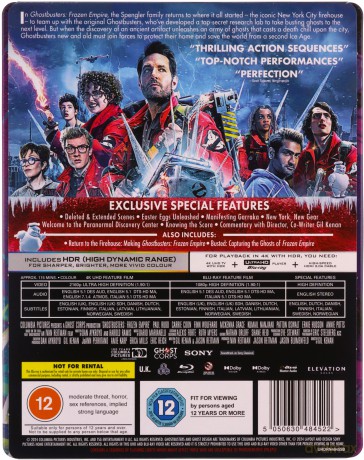 Ghostbusters: Frozen Empire (steelbook) (Pogromcy duchów: Imperium lodu) [Blu-Ray 4K]+[Blu-Ray]