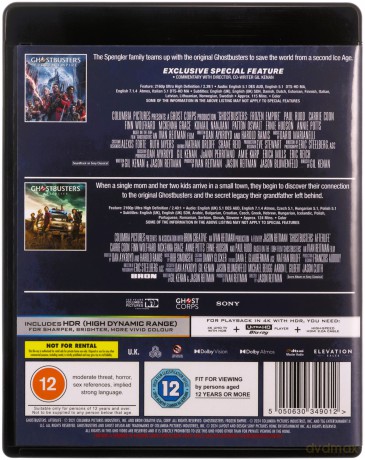 Ghostbusters: Frozen Empire / Afterlife (Pogromcy duchów: Imperium lodu) [Blu-Ray 4K]