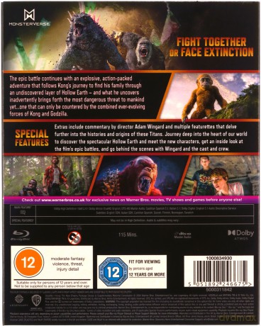 Godzilla X Kong The New Empire (Godzilla i Kong: Nowe imperium) [Blu-Ray]
