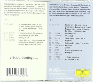 Placido Domingo: Truly Domingo - Portrait Of The Artist [2CD]
