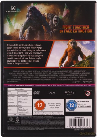 Godzilla X Kong The New Empire (Godzilla i Kong: Nowe imperium) [DVD]