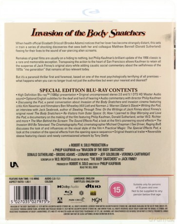 Invasion Of The Body Snatchers (Inwazja łowców ciał) [Blu-Ray]
