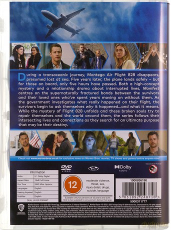 Manifest - Complete Series (Turbulencje) [DVD]