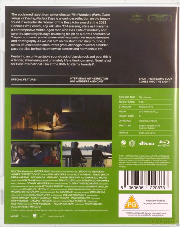 Perfect Days [Blu-Ray]