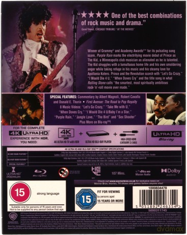 Purple Rain (Purpurowy deszcz) [Blu-Ray 4K]