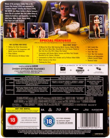 Taxi Driver (Taksówkarz) (steelbook) [Blu-Ray 4K]+[Blu-Ray]