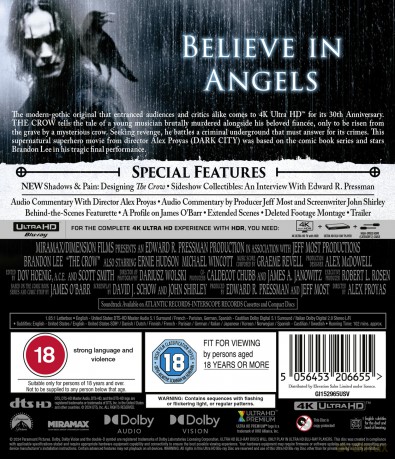 The Crow (Kruk) [Blu-Ray 4K]