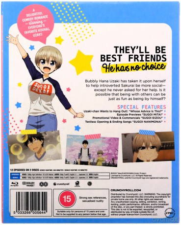 Uzaki-Chan Wants To Hang Out! - Season 1 [2xBlu-Ray]