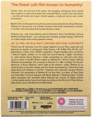 Withnail And I (Limited Edition) [Blu-Ray 4K]