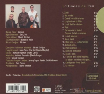 Tabar Chemirani Akhbari Dunford Kurdjian: L Oiseau De Feu (digipack) [CD]