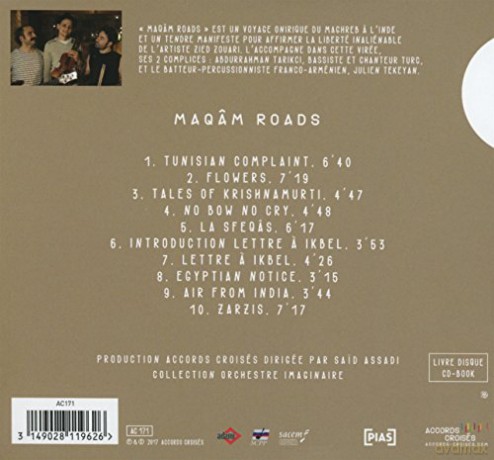 Zouar Tekeyan Tarikci: Maqam Roads (digipack) [CD]