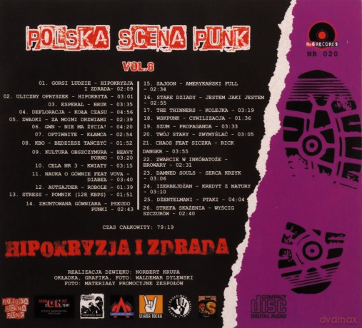 Polska Scena Punk vol.8 (Hipokryzja i zdrada) (digipack) [CD]