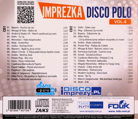 Imprezka Disco Polo vol. 4 [2CD]