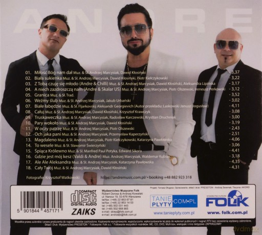 Andre: Miłość Bóg nam dał [CD]