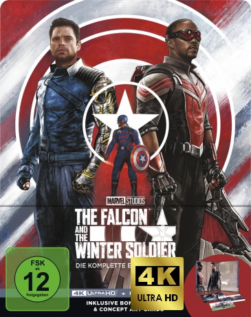 The Falcon and the Winter Soldier Staffel 1 (Ultra HD Blu-ray & Blu-ray im Steelbook)