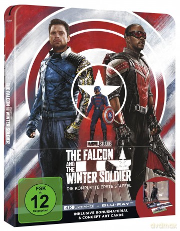 The Falcon and the Winter Soldier Staffel 1 (Ultra HD Blu-ray & Blu-ray im Steelbook)