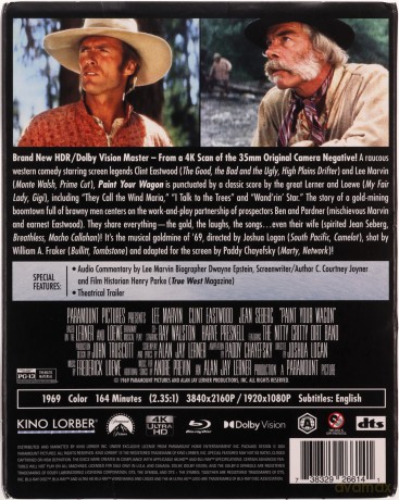 Paint Your Wagon (Pomaluj swój wóz) [Blu-Ray 4K]+[Blu-Ray]