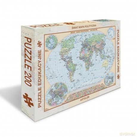 ARTGLOB 200 el. Świat polityczny mapa [PUZZLE]