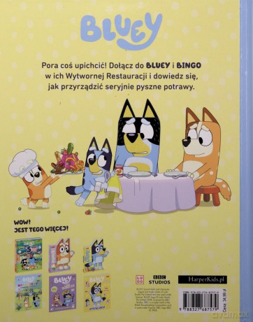 Bluey i Bingo. Książka kucharska Wytwornej Restauracji. Bluey [KSIĄŻKA]