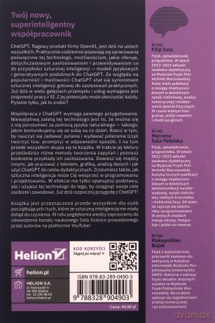 ChatGPT. Podstawy i proste zastosowania - Filip Sala, Marzena Sala-Tefelska, Maksymilian Bujok [KSIĄŻKA]