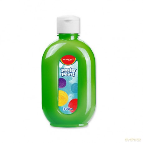 Farba plakatowa 300ml KEYROAD zielona