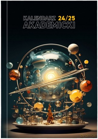 Kalendarz 2024/2025 akademicki A5 bezbarwny Planety [KALENDARZ]