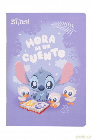 Paczka Zeszyt A5 60 k. kratka Disney Fashion wzór 4 Stitch 6 szt.