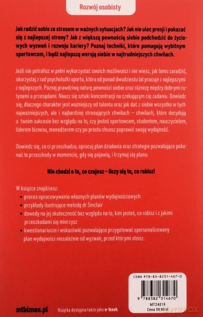 Wróć do gry. Jak psychologia sportu pomoże ci dać z siebie wszystko w kluczowych momentach - Dana Sinclair [KSIĄŻKA]