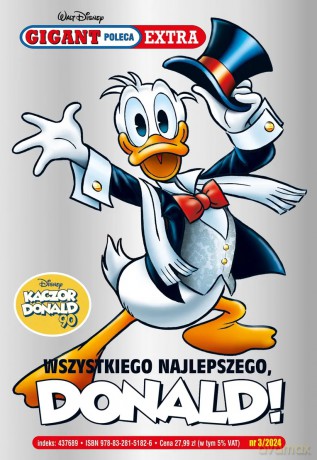 Wszystkiego najlepszego Donald (Tom 3/2024) Gigant Poleca Extra [KOMIKS]