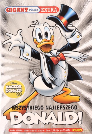 Wszystkiego najlepszego Donald (Tom 3/2024) Gigant Poleca Extra [KOMIKS]