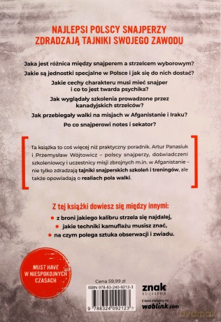 Zanim naciśniesz spust. Pierwszy poradnik polskich snajperów - Przemysław Wójtowicz, Artur Panasiuk [KSIĄŻKA]