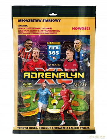 Panini FIFA 365 Adrenalyn XL 2025 megazestaw startowy