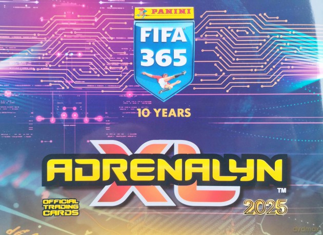 Panini FIFA 365 Adrenalyn XL 2025 puszka kolekcjonera