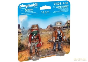 PLAYMOBIL Zestaw figurek Duo Pack 71508 Bandyta i szeryf